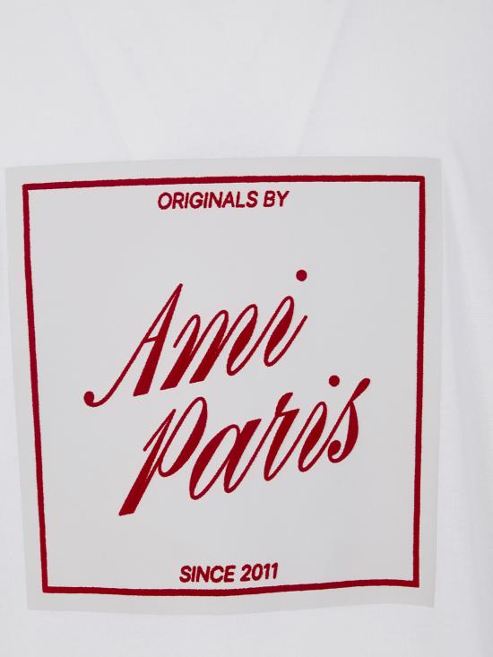 26SS 아미 반팔 티셔츠 UTS385 726 136 WHITE CREAM - AMI