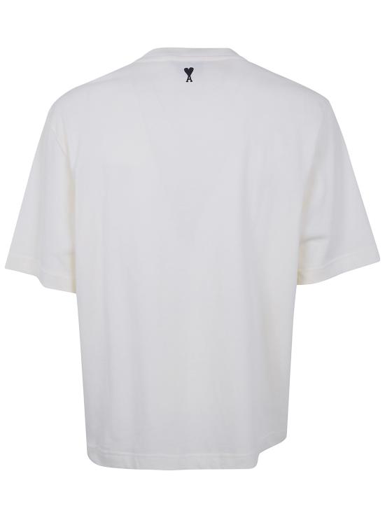 26SS 아미 반팔 티셔츠 UTS385 726 136 WHITE CREAM - AMI