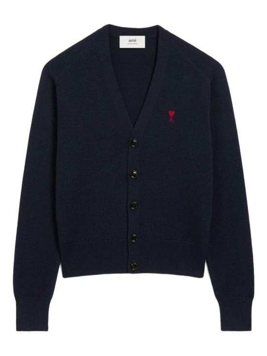 26SS 아미 ADC 울 V넥 가디건 HKC361 001 414 NAVY RED