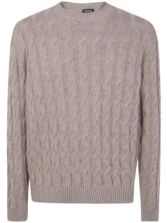 26SS 에르메네질도제냐 터틀넥 UHF76A3 110 N93 BEIGE - ERMENEGILDO ZEGNA