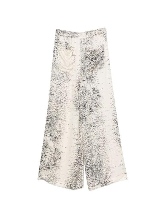26SS 누드 스트레이트 팬츠 1103E26407 28 OFF WHITE BLACK - NUDE