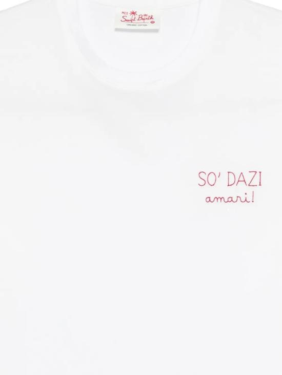 26SS 세인트바쓰 반팔 티셔츠 POT0001 00163L DAZI AMARI 01N EMB - MC2 SAINT BARTH