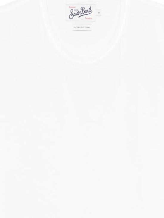 26SS 세인트바쓰 반팔 티셔츠 GAR0002 01163L TERRY SB 01N EMB - MC2 SAINT BARTH