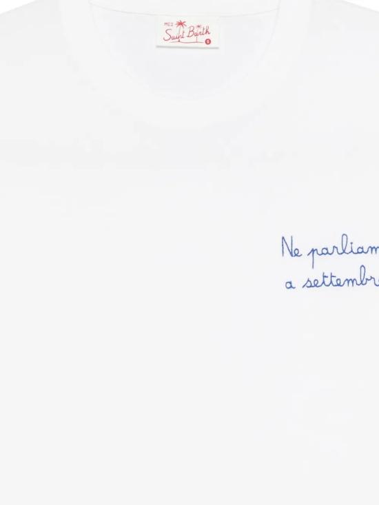 26SS 세인트바쓰 반팔 티셔츠 POT0001 04425L A SETTEMBRE 01N EMB - MC2 SAINT BARTH