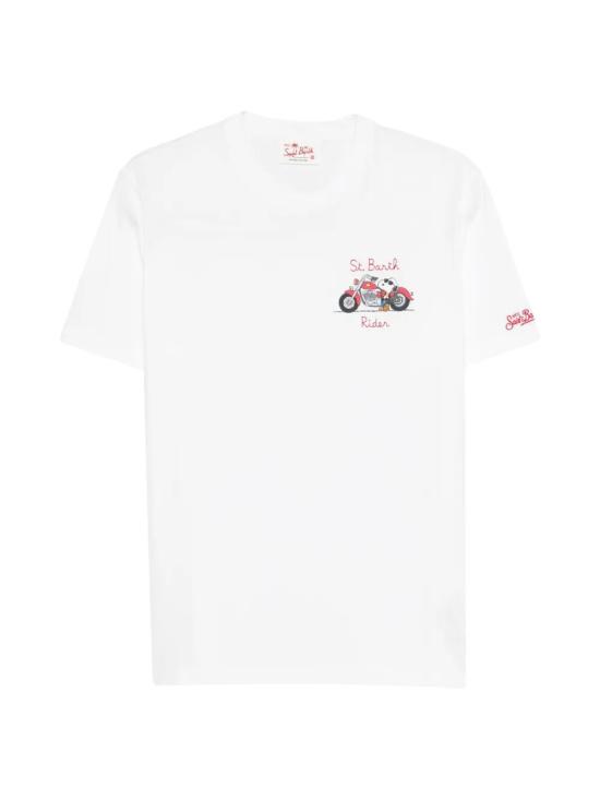 26SS 세인트바쓰 반팔 티셔츠 POT0001 07966L SNOOPY STAR CHEF 01N EMB