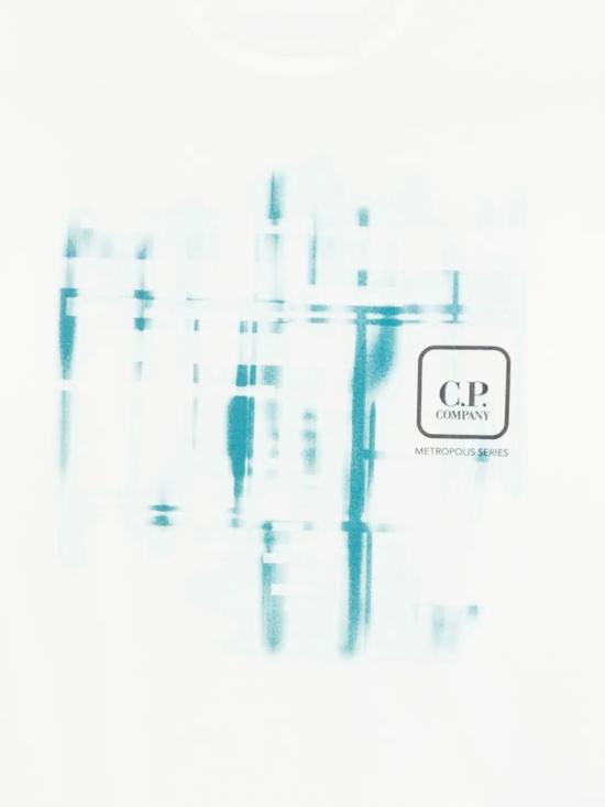 26SS 씨피 컴퍼니 반팔 티셔츠 20CLTS059A006370W 103 GAUZE WHITE - C.P. COMPANY