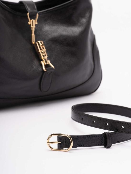 26SS 구찌 재키 1961 미디움 숄더백 863136AAGDJ1000 Black - GUCCI