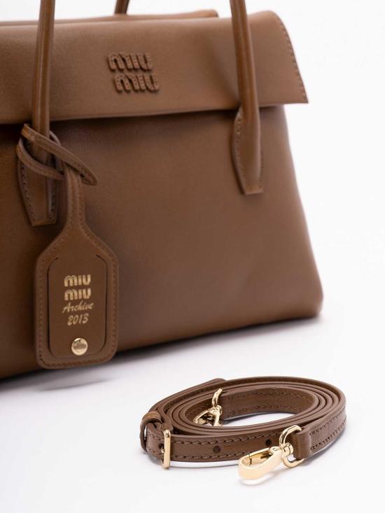 26SS 미우미우 토트백 5BA3022IFPVOWOF0039 Beige - MIU MIU