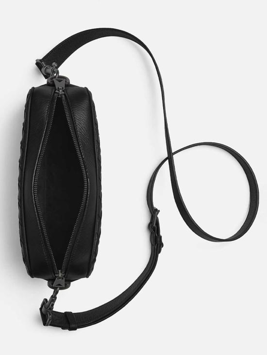 26SS 보테가베네타 스몰 인트레치아토 카메라백 755923V5WN48966 Black - BOTTEGA VENETA