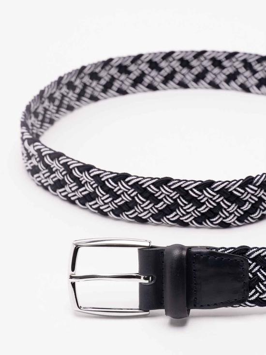 26SS 오르치아니 가죽 벨트 U08383PSENAVY Dark Blue - ORCIANI