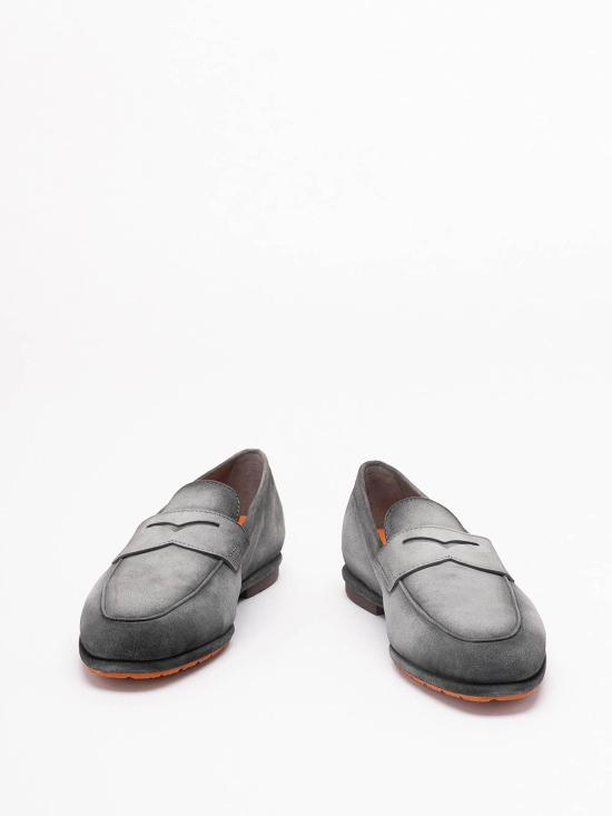 26SS 산토니 로퍼 MCNC19298SI6SEAAG18 Grey - SANTONI