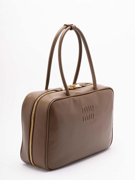 26SS 미우미우 토트백 5BB1172CRWVMONF0244 Dark Green - MIU MIU