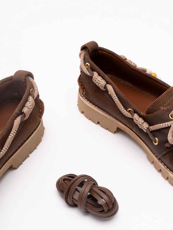 26SS 골든구스 로퍼 GMF01048F00819255372 Brown - GOLDEN GOOSE