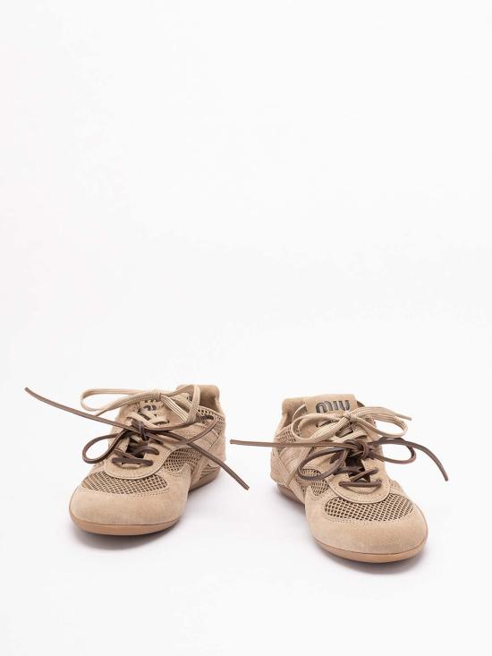 26SS 미우미우 스니커즈 5E589E3KU1F005F0F24 Dark Beige - MIU MIU