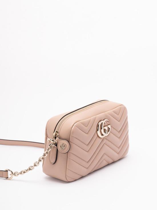 26SS 구찌 GG 마몽 스몰 카메라 백 855273AAFXD5703 Light Pink - GUCCI