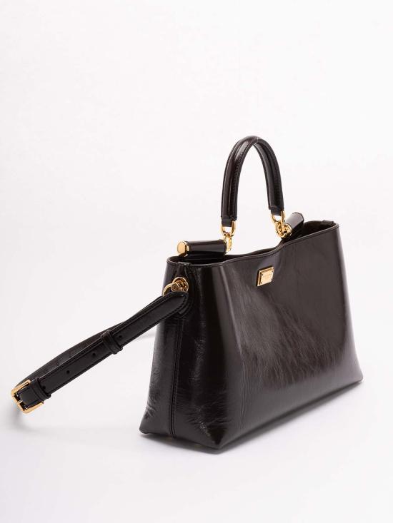 26SS 돌체앤가바나 Medium Vittoria calfskin 핸드백 BB7896AZ0008H042 Dark Brown - DOLCE & GABBANA