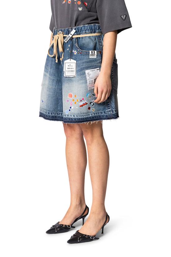 26SS 메종 미하라 야스히로 숏팬츠 K16PT341 INDIGO - MAISON MIHARA YASUHIRO