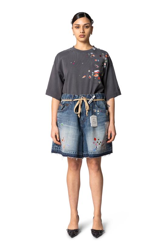 26SS 메종 미하라 야스히로 숏팬츠 K16PT341 INDIGO - MAISON MIHARA YASUHIRO