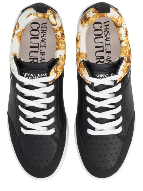 26SS 베르사체 스니커즈 80YA3SD6 ZPB85G89 BLACK - VERSACE