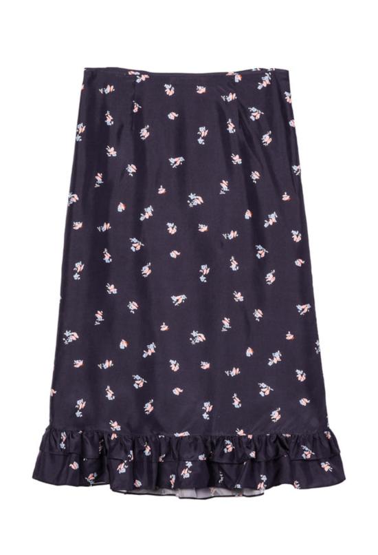  차오 루시아 미디 스커트 Ciao Lucia Lilura 스커트 In Papillon Navy