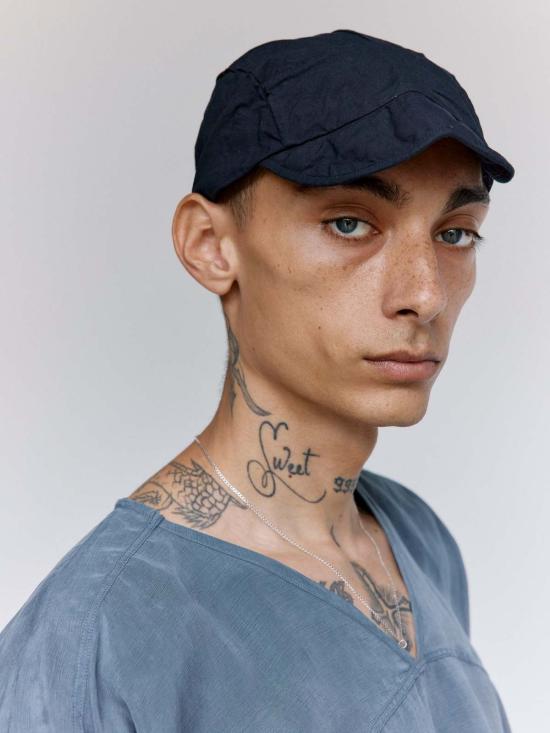  본 소노 모자 소노 오프 블랙 코튼 클라우드 캡