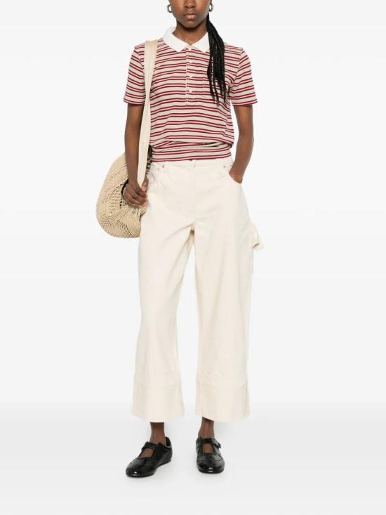 26SS 아페쎄 폴로 티셔츠 COHMZ F26572 BAC DK BEIGE - A.P.C.