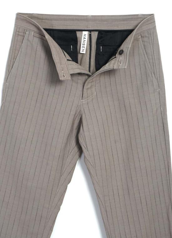  한센 가먼츠 스트레이트 팬츠 프레드 트라우저 베이지 - HANSEN GARMENTS