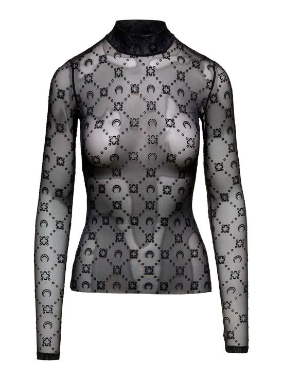 26SS 마린세르 긴팔 티셔츠 WTO388ACJER0005BK99 Black