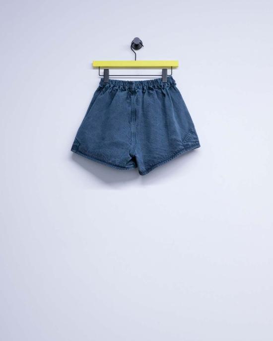  [키즈] 본 소노 쇼츠/버뮤다 Sono 블루스톤 코튼 슐츠 쇼츠 - VON SONO