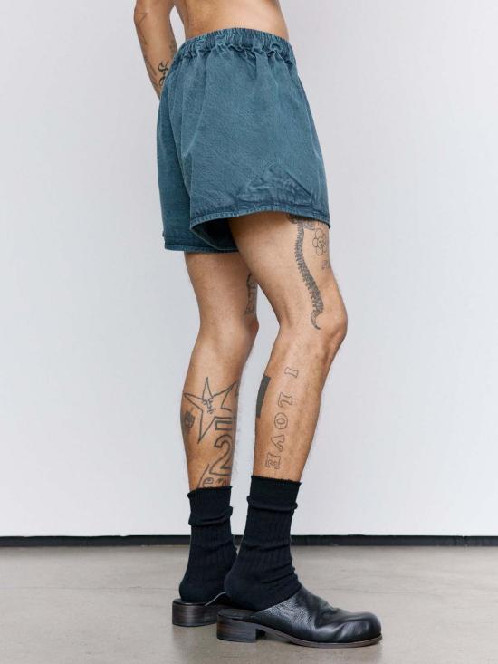  [키즈] 본 소노 쇼츠/버뮤다 Sono 블루스톤 코튼 슐츠 쇼츠 - VON SONO