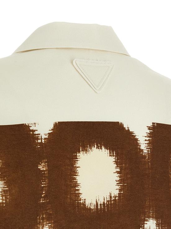 26SS 프라다 블라우스 P412JSOOO187QF0005 Brown - PRADA