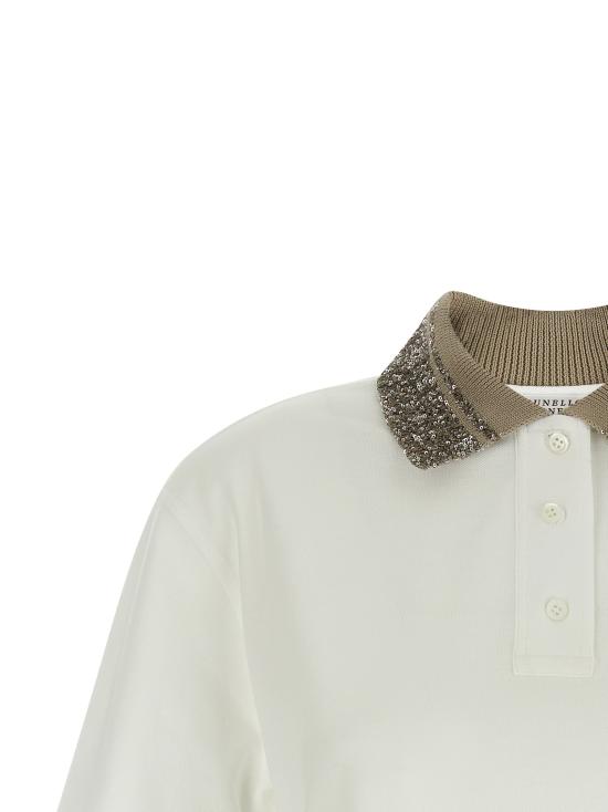 26SS 브루넬로 쿠치넬리 폴로 티셔츠 M0T63EJ105C6159 White - BRUNELLO CUCINELLI