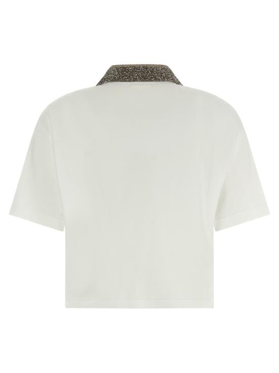 26SS 브루넬로 쿠치넬리 폴로 티셔츠 M0T63EJ105C6159 White - BRUNELLO CUCINELLI