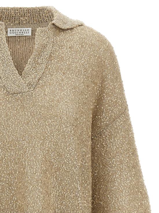 26SS 브루넬로 쿠치넬리 폴로 티셔츠 MJC547005C9732 Beige - BRUNELLO CUCINELLI