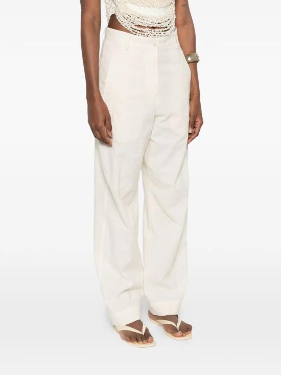 26SS 드리스 반 노튼 스트레이트 팬츠 0109763183 5 ECRU - DRIES VAN NOTEN