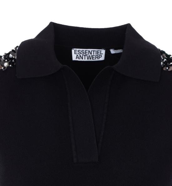 26SS 에센셜앤트워프 폴로 티셔츠 JOLINE BL34 Black - ESSENTIEL ANTWERP
