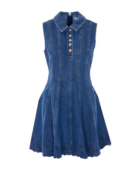 26SS 셀프 포트레이트 미디 원피스 820S BLUE Blue