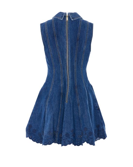 26SS 셀프 포트레이트 미디 원피스 820S BLUE Blue - SELF PORTRAIT