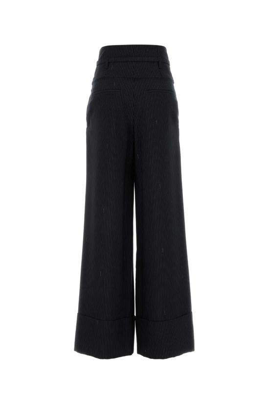 26SS 펜디 핀스트라이프 울 팬츠 FR6673AW7I F0QG3 Stripped - FENDI