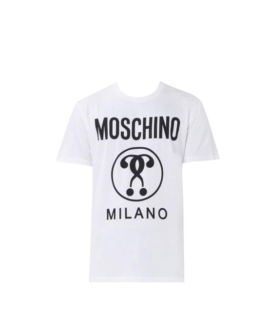 26SS 모스키노 반팔 티셔츠 0703 2041 1001 BIANCO NERO