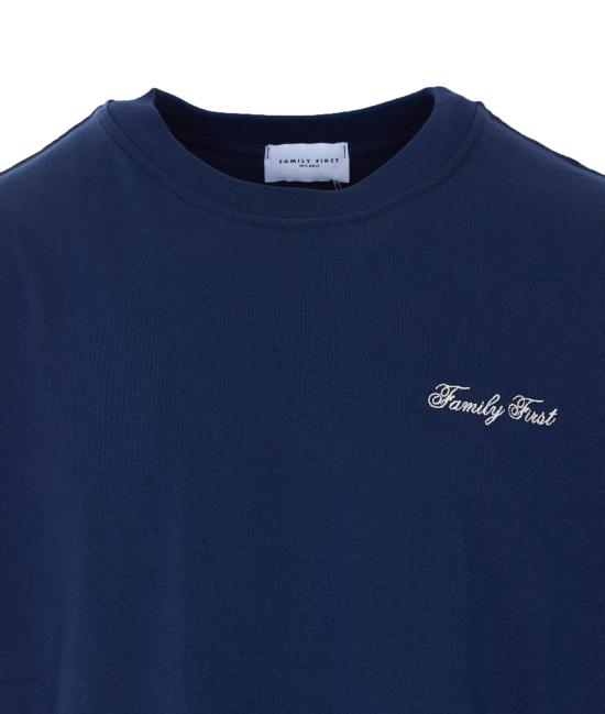 26SS 패밀리퍼스트 밀라노 반팔 티셔츠 TS2600 DB Blue - FAMILY FIRST MILANO