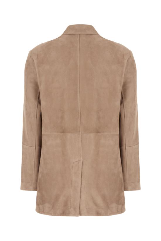 26SS 브루넬로 쿠치넬리 가죽 자켓 MPCAI7366 C4191 COLD BROWN - BRUNELLO CUCINELLI