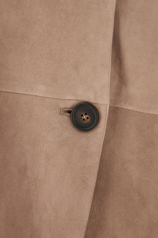 26SS 브루넬로 쿠치넬리 가죽 자켓 MPCAI7366 C4191 COLD BROWN - BRUNELLO CUCINELLI