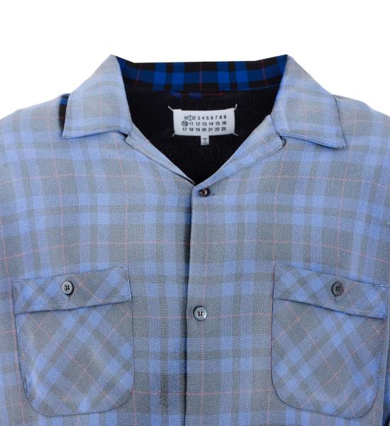 26SS 마르지엘라 그러디언트 체크 셔츠 S50DT0069 M35706001F - MAISON MARGIELA