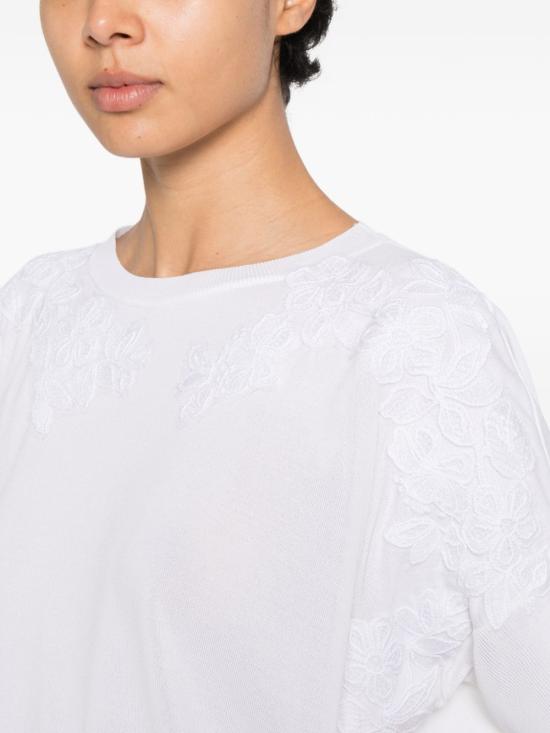 26SS 에르마노 피렌제 스웨터 D48EM011 EP2MF010 White - ERMANNO FIRENZE