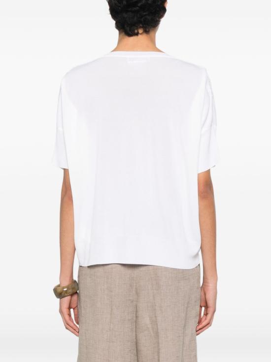 26SS 에르마노 피렌제 스웨터 D48EM011 EP2MF010 White - ERMANNO FIRENZE