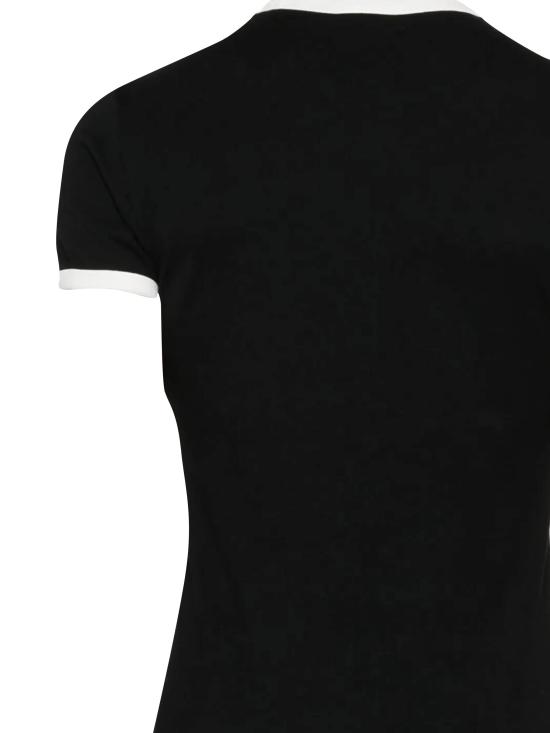 26SS 쿠레쥬 반팔 티셔츠 VESJTS020JS0070 9901 BLACK HERITAGE WHITE - COURREGES