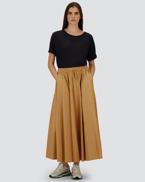 26SS 에르노 미디 스커트 GN000007D 12431SZ2157 Camel - HERNO