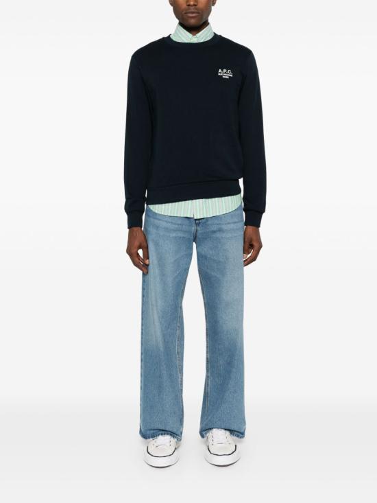 26SS 아페쎄 긴팔 티셔츠 COHBVM27913 TIQ Blue - A.P.C.