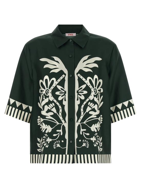 26SS 에레스 블라우스 272613SCARABEEPANAMA Green